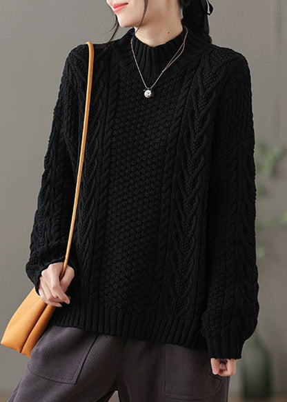 Comfy Oversized Cable Knit Winter Sweater