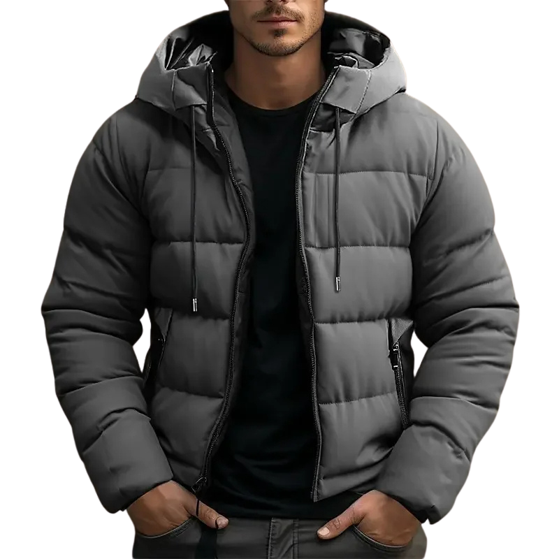 Warm Men's Down Puffer Coat