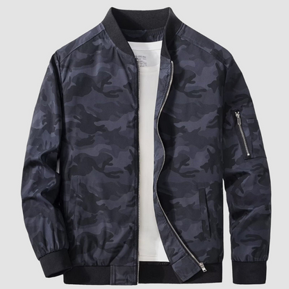 Men’s Classic Full Zipper Bomber Jacket