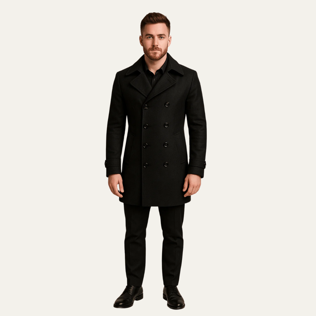 Men’s Classic Wool Blend Peacoat