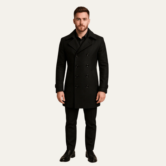 Men’s Classic Wool Blend Peacoat