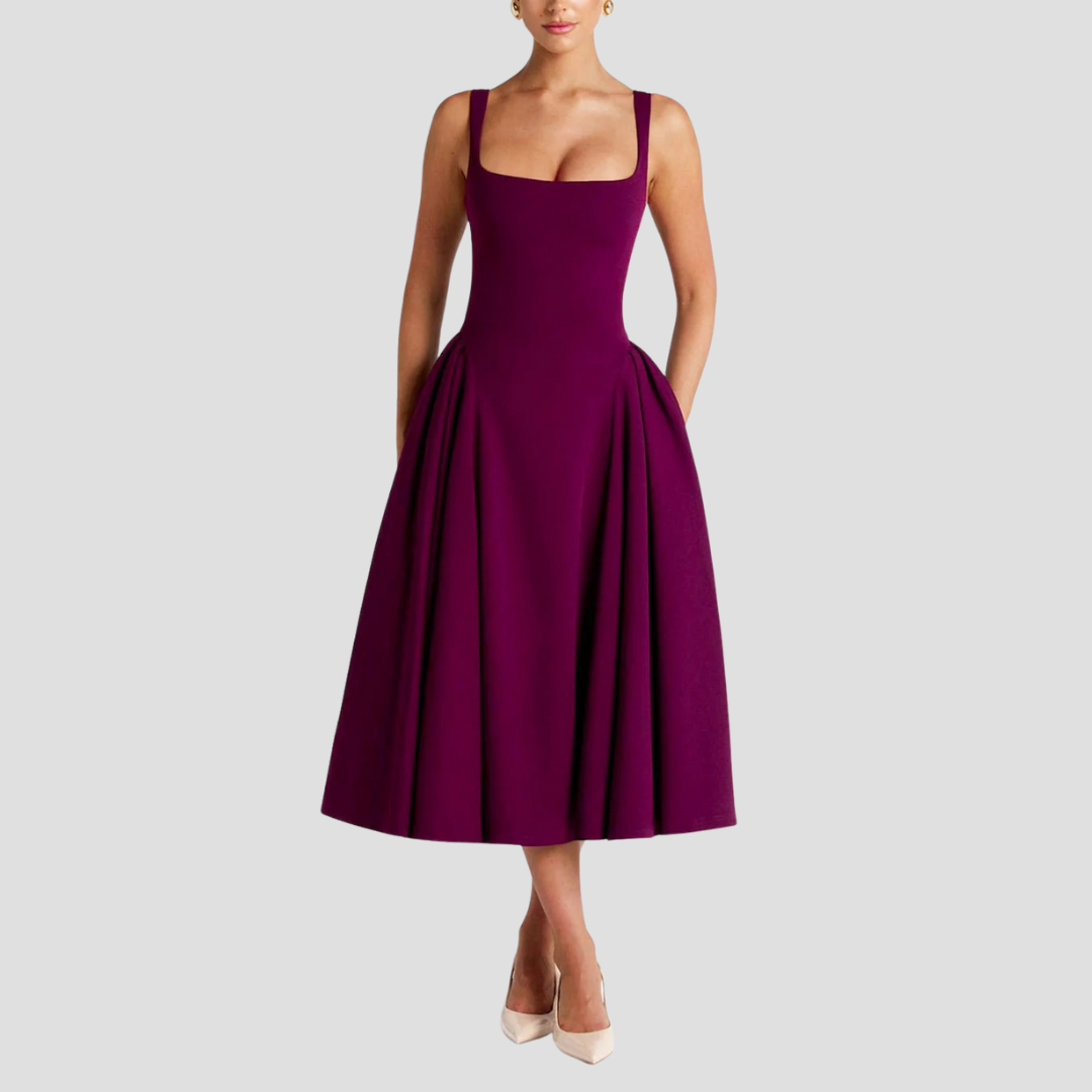 Elegant Flared Waist Dress