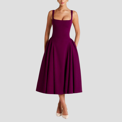 Elegant Flared Waist Dress