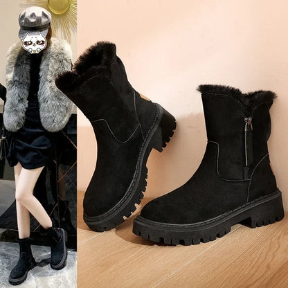 Marley-Shoes™ | Suede Snow Boots