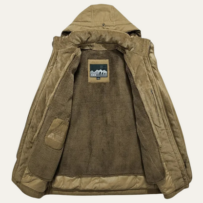 Men’s Sherpa Collar Utility Parka Jacket