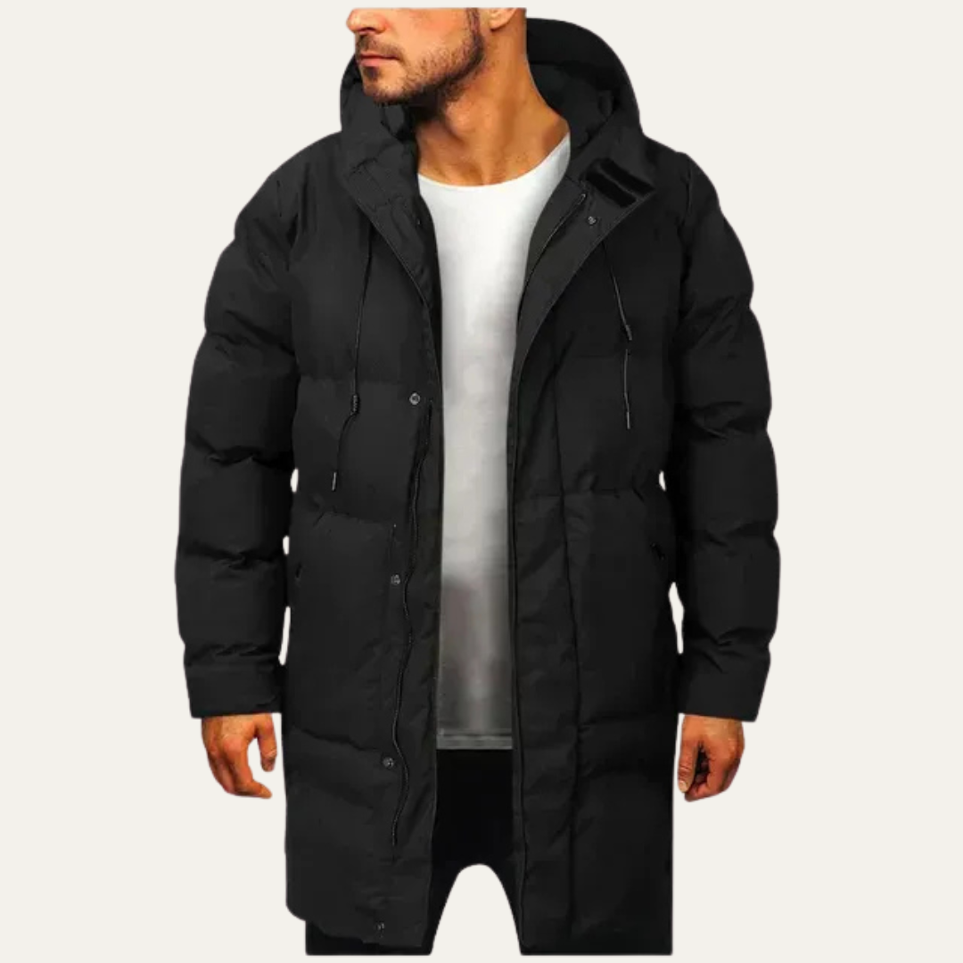 Men’s Longline Insulated Puffer Coat