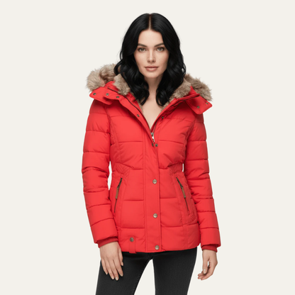 Women’s Luxe Faux Fur Puffer Jacket
