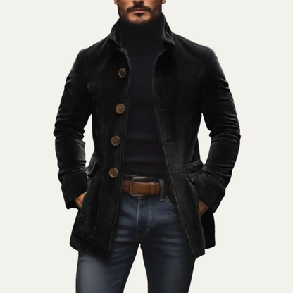 The Oxfordshire Men’s Vintage Corduroy Trench Coat
