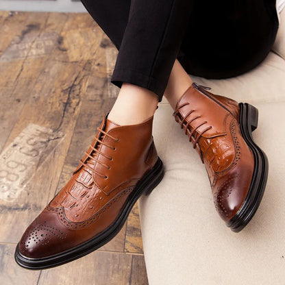 The Duke's Elegant Chelsea Boots for Men - Winter Luxury Business Shoes