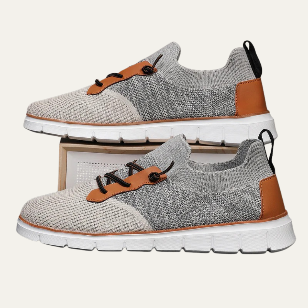 Men’s Knitted Platform Athleisure Sneakers