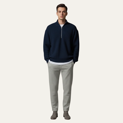 Men’s Classic Cable Knit Wool Blend Sweater