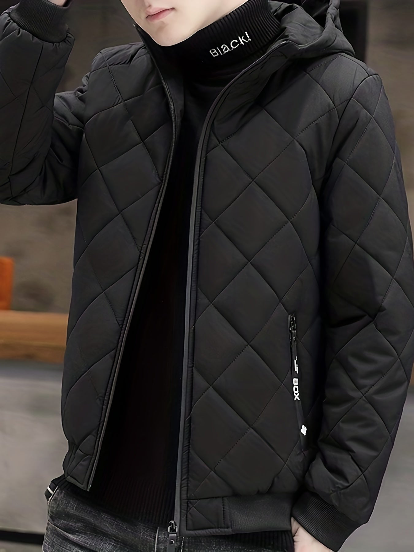 Waterproof Insulated Men's Puffer Coat with Hood - BritishElegance