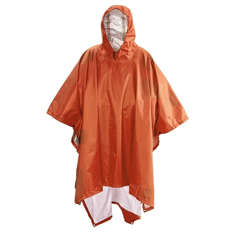 Waterproof Lightweight Unisex Rain Poncho Coat