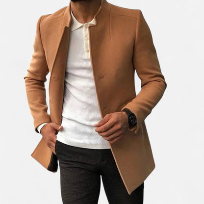 Dorevelle | Men's Fitted Coat - Timeless Plain Style