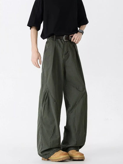 Relaxed Fit Mens Straight Leg Jeans