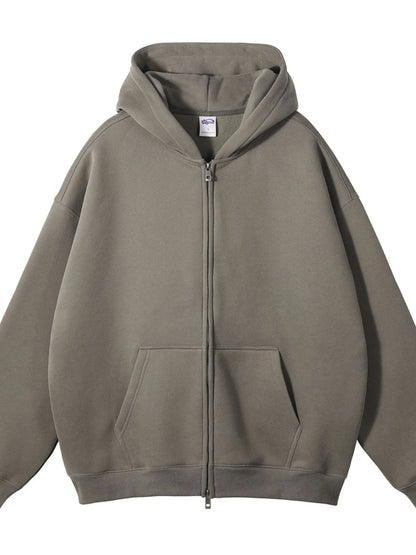 Warm Zip Up Fleece Hooded Jacket