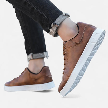 Men’s Classic Matte Lace Up Casual Sneakers