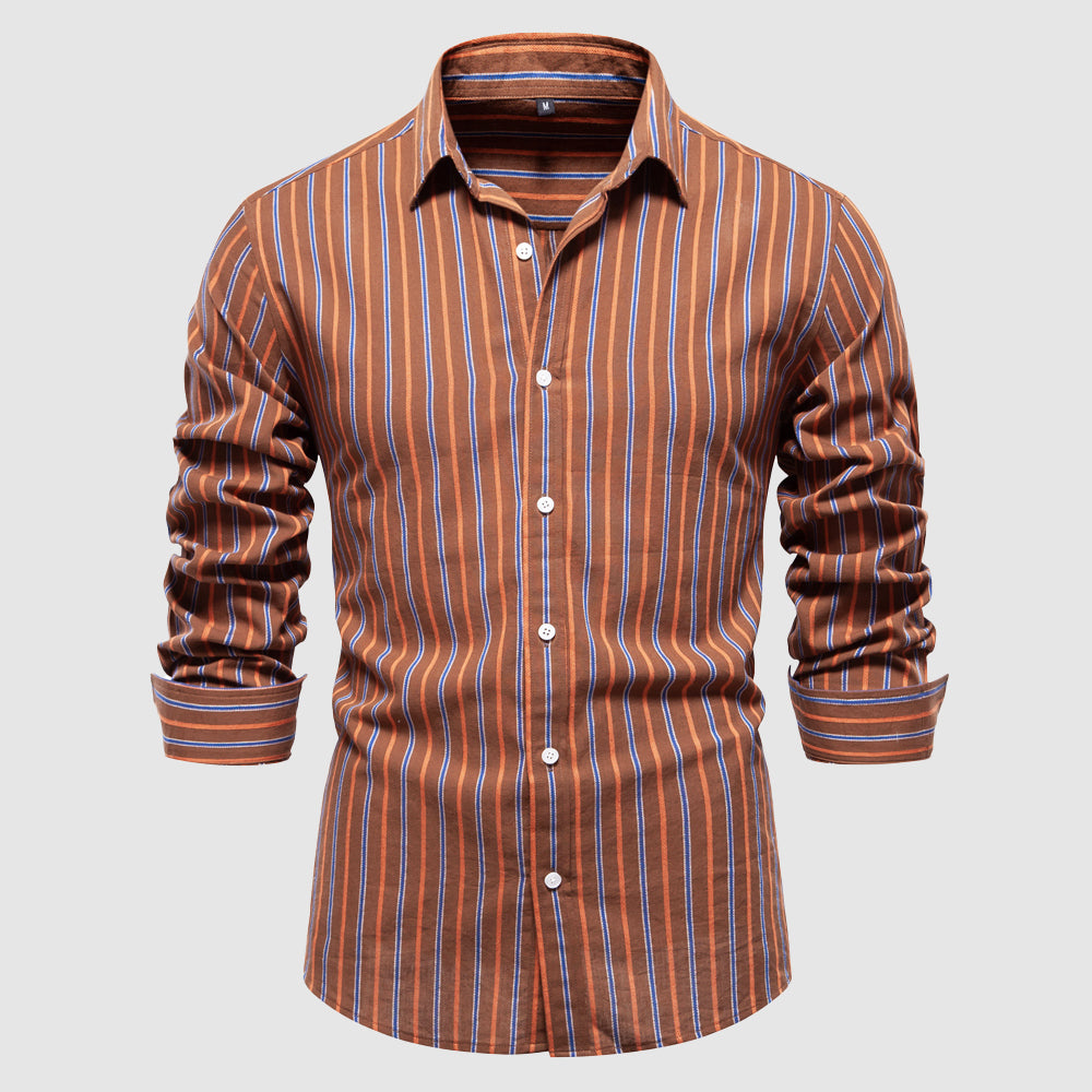 Classic Striped Casual Shirt for Men