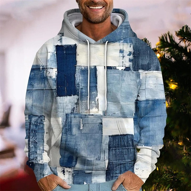 Classic Plaid Hooded Sweatshirt