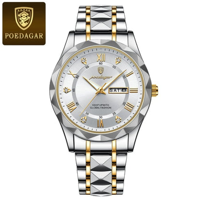 Waterproof Men's Sports Watch with Glow in Dark Face