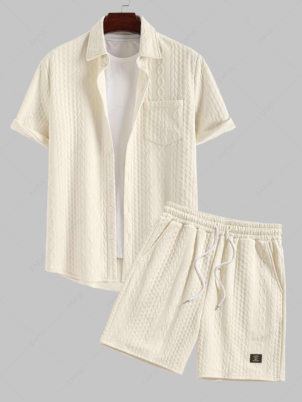 Classic Summer Women's Top and Shorts Set - BritishElegance