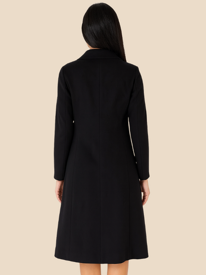 Renée – Women’s Classic Long Coat with Tailored Fit