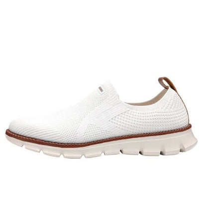 Knit Slip-on - Comfort Stretch Fit Breathable Shoes White
