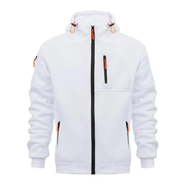 Men's Christopher Hooded Zipper Jacket (Casual)