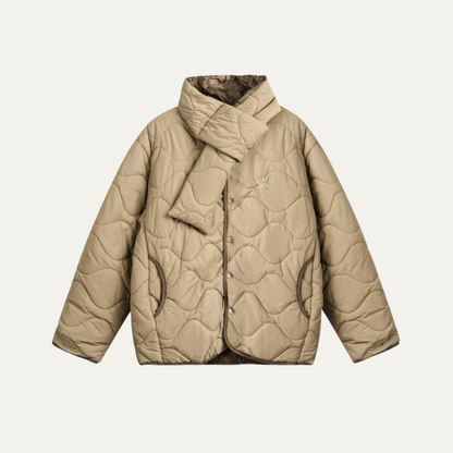 The Brunico Men's Embroidered Quilted Padded Jacket