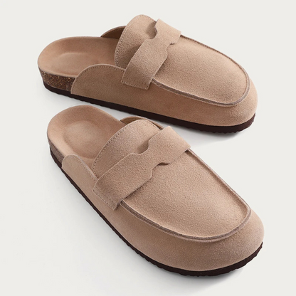 The Lavenham Men's Suede Slip On Trendy Moccasin Slipper