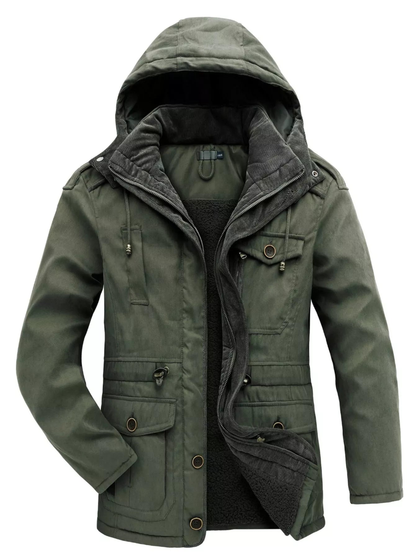 Warm Waterproof Hoodie Coat for Men - BritishElegance