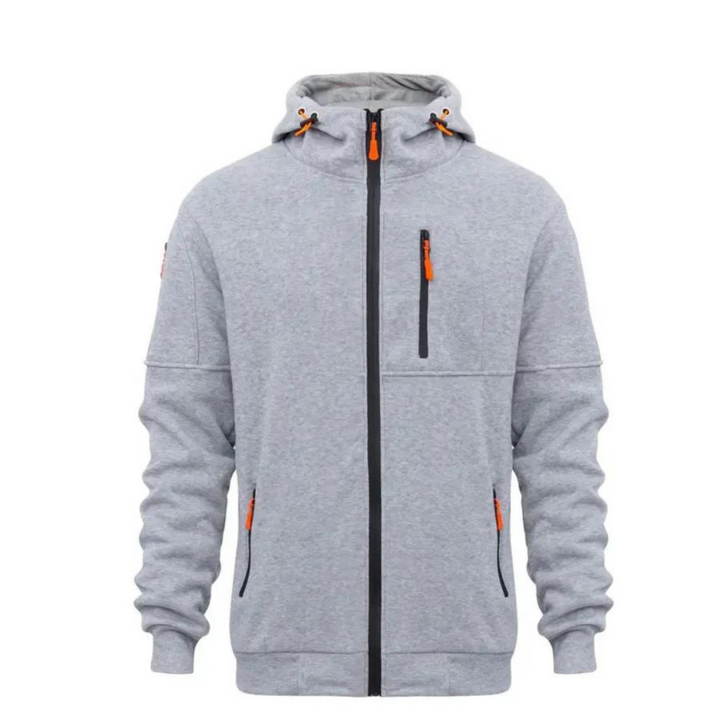Men's Christopher Hooded Zipper Jacket (Casual)