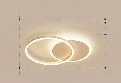 Calming LED Ceiling Lamp with Warm Soft Glow