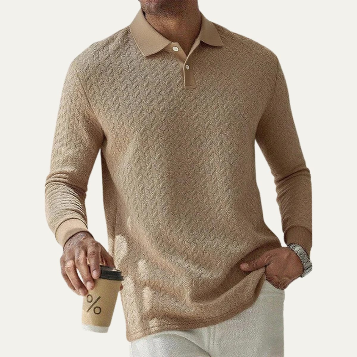 The Fort William Men's Business Knit Polo Jumper
