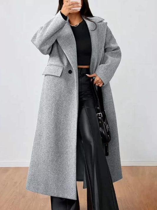Women's Large Faux Fur Winter Coat - BritishElegance