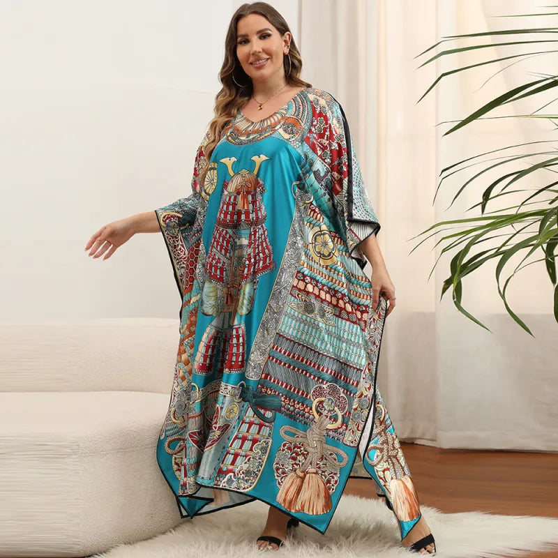 Women's Lightweight V-Neck Summer Dress - BritishElegance