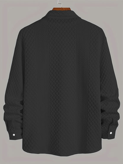 Men's shirt made from stretch jersey - modern comfort with a classic touch