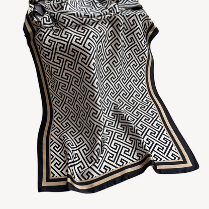 Women's Geometric Print Polyester Scarf
