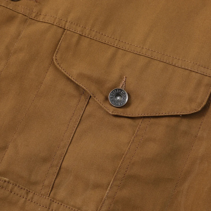The Arcachon Men’s Vintage Waxed Canvas Work Cruiser Jacket
