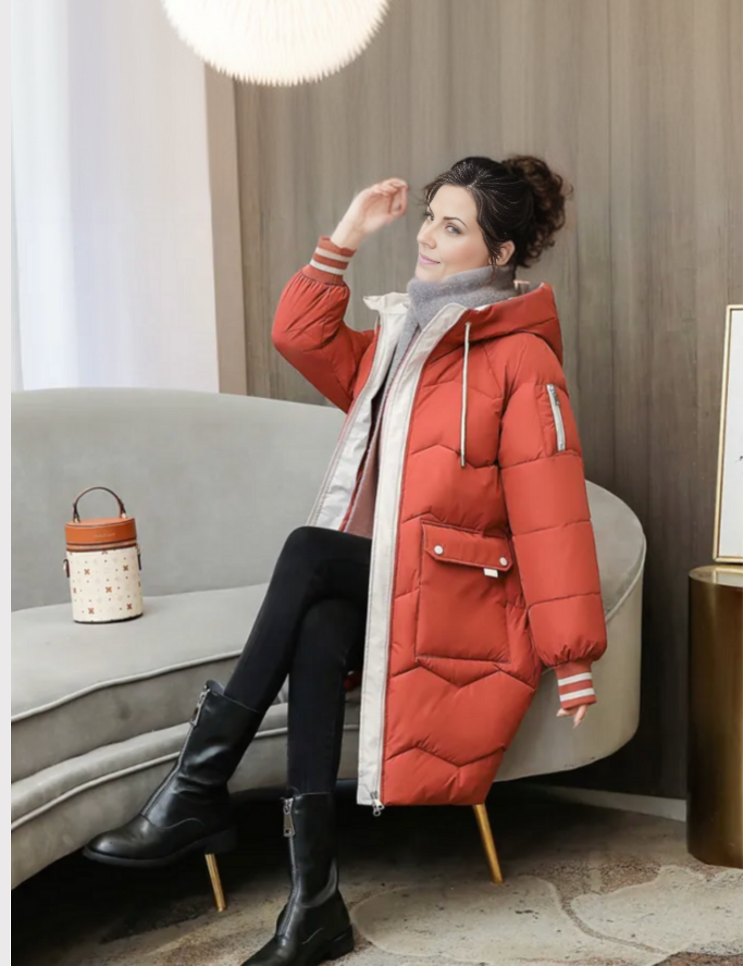 Ivette – Women’s Stylish Casual Winter Down Parka