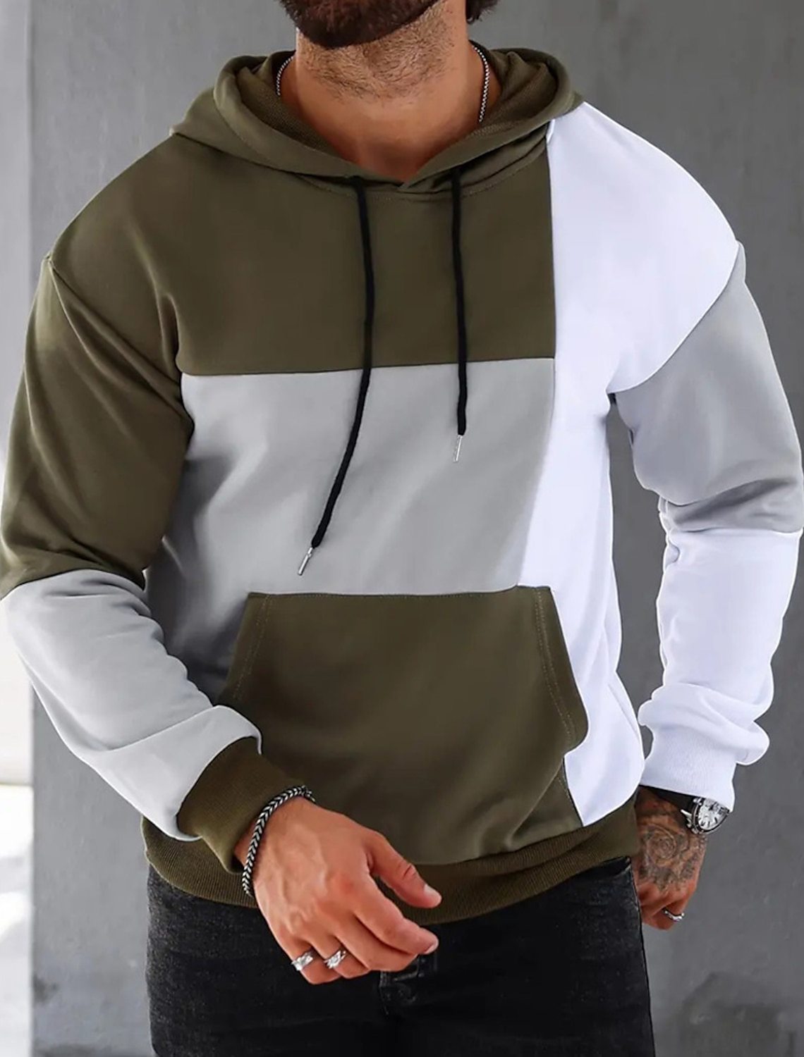 Warm Mens Hoodie Sweatshirt with Pockets - BritishElegance