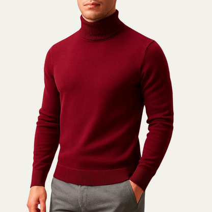 Men’s Fine Gauge Turtleneck Sweater