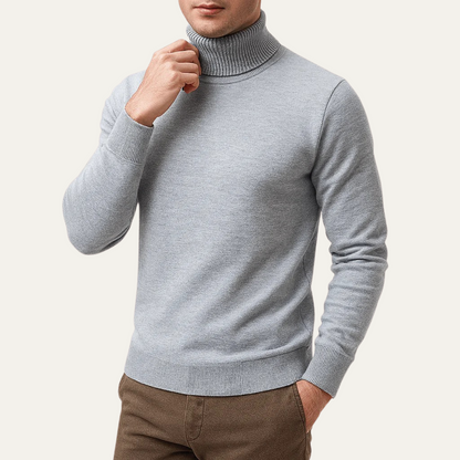 Men’s Fine Gauge Turtleneck Sweater
