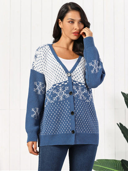 Warm Winter Button Cardigan for Women