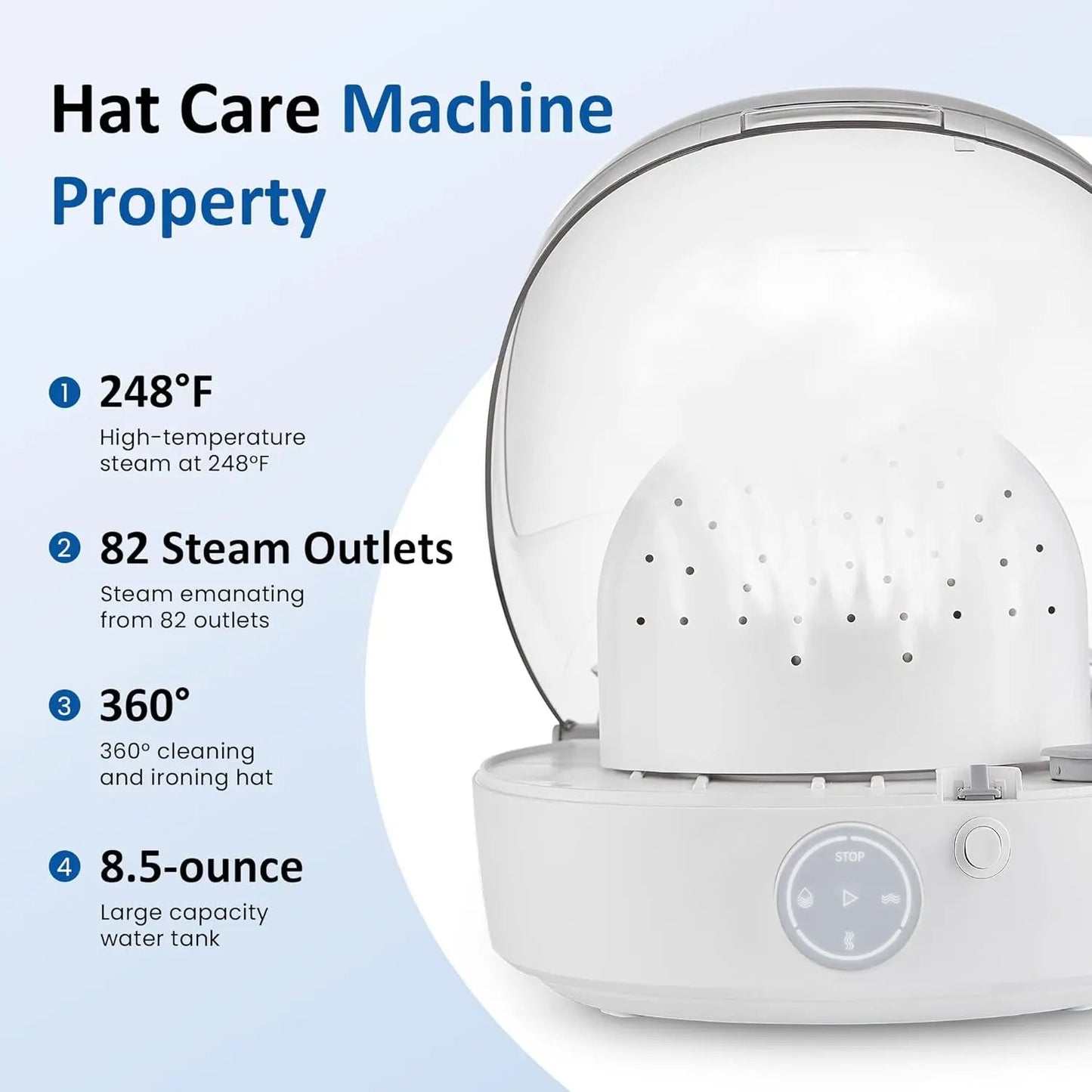 SteamCap - Automatic Hat Cleaner & Dryer