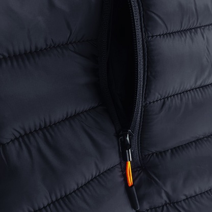 Men's Puffer Jacket with Stand Collar