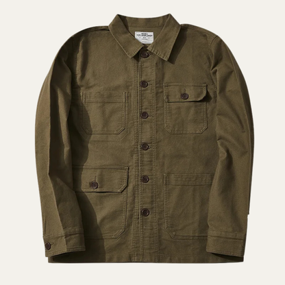 The Orbetello Men's Heavy Cotton Workwear Jacket with Multi Pockets