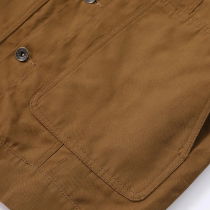 The Arcachon Men’s Vintage Waxed Canvas Work Cruiser Jacket