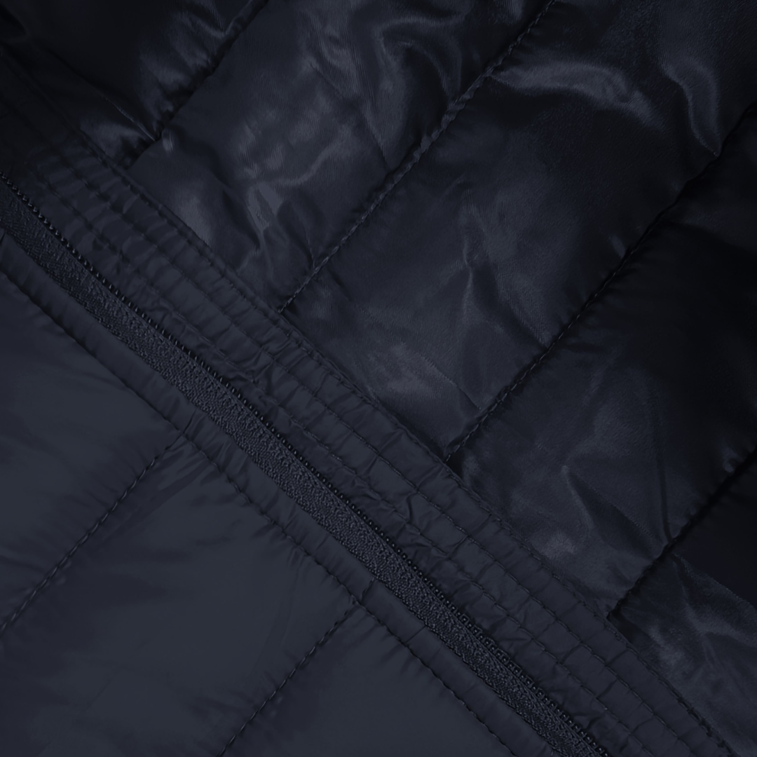 Men's Puffer Jacket with Stand Collar