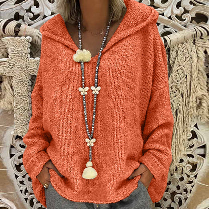 Elegant and warm hoodie for women